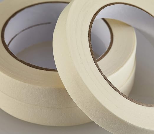 Lichamp Masking Tape 10 Pack General Purpose Beige White Color, 0.75 inch x 55 - Image 3