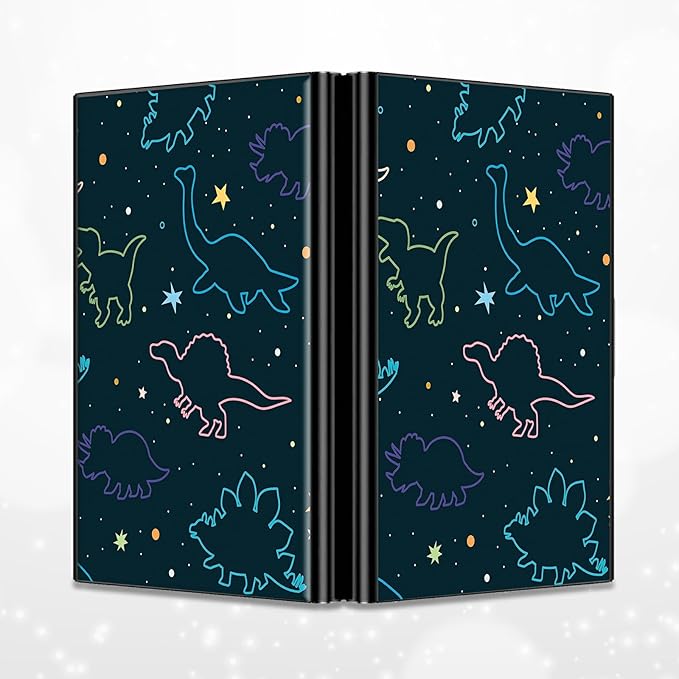 BWEGRHE Slim Credit Card Holder, Fun Dinosaurs RFID Blocking Metal Wallet - Image 4