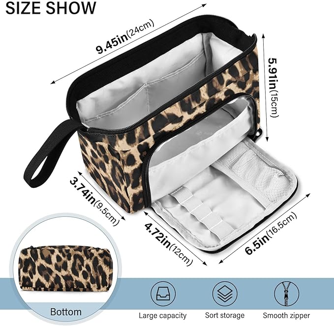 Bolaz Big Capacity Pencil Pen Case Pouch Bag School College Office Organizer - Image 3