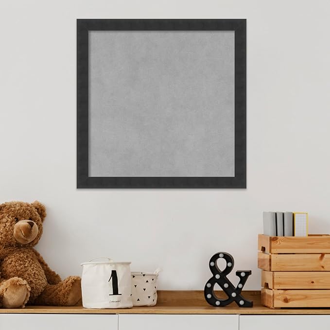 Amanti Art Black Framed Magnetic Board 18x18 Small Vision Board - Image 5