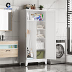 cofar metal wardrobe closet, bedroom armoire with adjustable showing dimensions