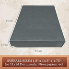 Golden State Art, Archival Folio Storage Box 11x14, Clamshell Design - Image 2