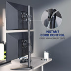 vivo dual monitor desk stand free-standing lcd mount, view 9