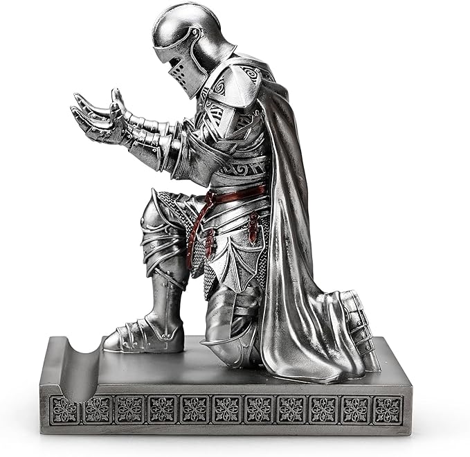 HDMbigmi King's Guard Leader Cloak Warrior Knight Pen Holder Mobile Phone Stand - Image 3