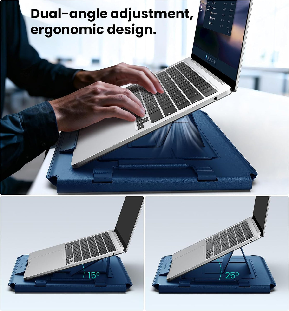 Nillkin 16 inch Laptop Sleeve with Stand (4-in-1), 2 Stand Modes, Mouse Pad