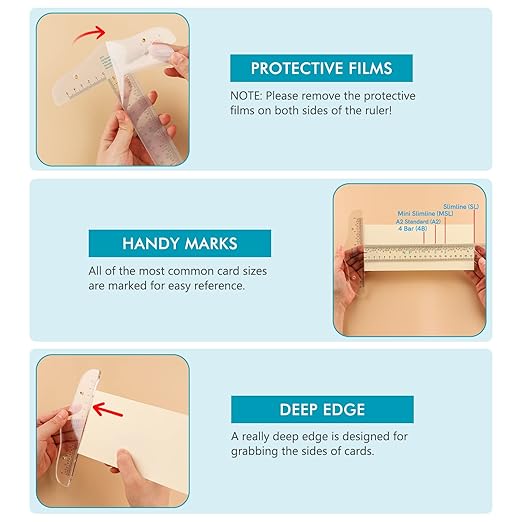 12" Clear Acrylic T-Square Ruler - Image 5