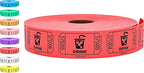 Tacticai 1000 Raffle Tickets, Single Roll by Tacticai