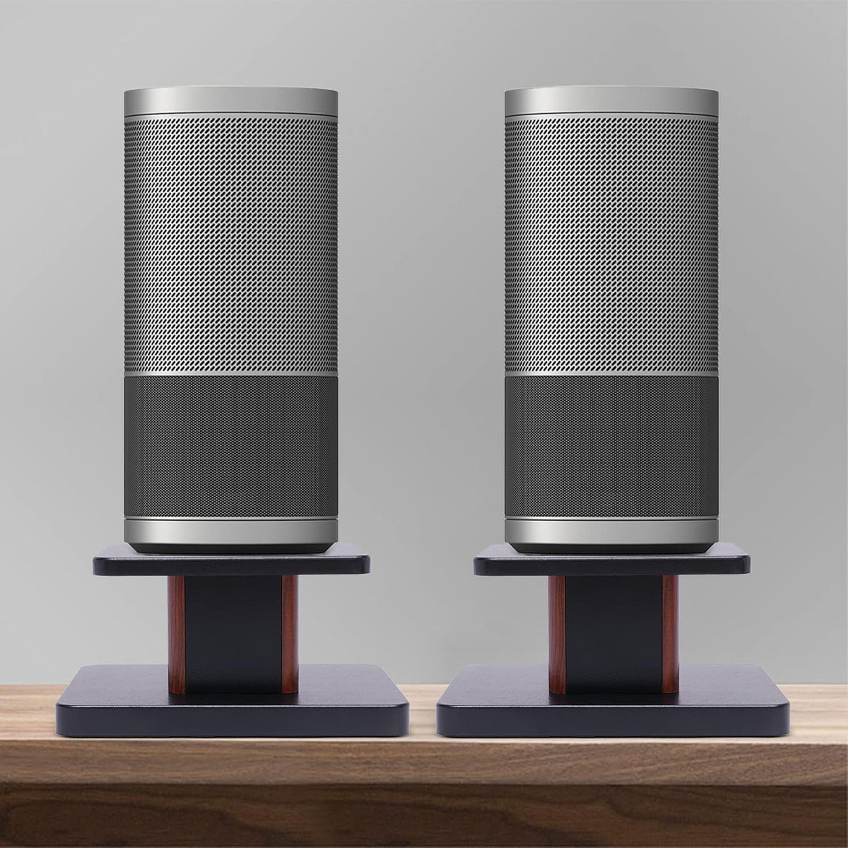 Universal Speaker Stand Pair, H6in Desktop Bookshelf Speaker Stands Holder fo...