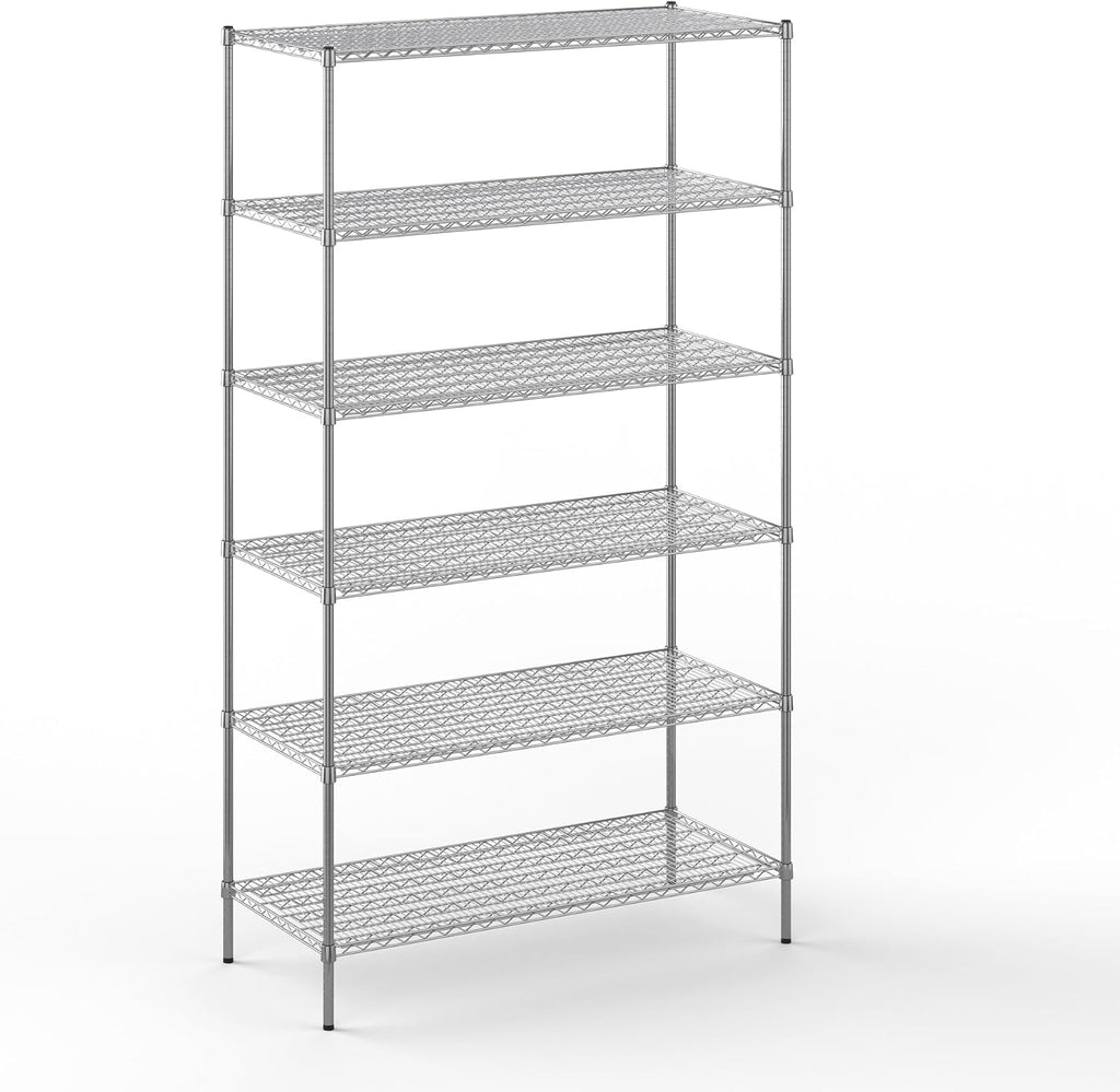 Regal Altair 24" Deep x 54" Wide x 96" Height Wire Shelving Kit | 6-Tier | NSF