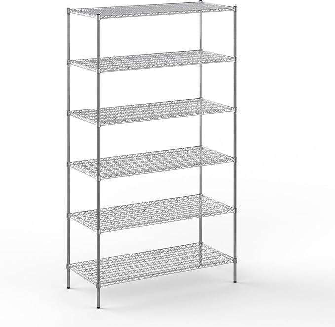 Regal Altair 24" Deep x 54" Wide x 96" Height Wire Shelving Kit | 6-Tier | NSF by Regal+Altair