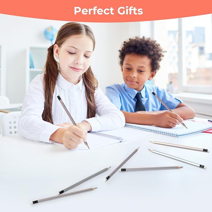 M&G Signal Series 24 Pack 2B Triangular Wood-Cased Pencils, Pre-Sharpened - Image 6