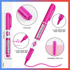 Dry Erase Markers, Fine Tip Whiteboard Marker, Low Odor Dry Marker, Fine Point - Image 3
