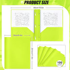 Lincia 100 Pcs Plastic Folders - Image 2
