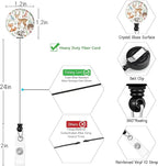 Fox Badge Holder Retractable Lanyard, Lanyards - Image 6