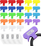 SummerBrite 24-Pack Smart NFC Cable Labels by Summerbrite