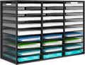 PAG-Mass Mail Sorter Adjustable Countertop Heavy Duty Literature Organizer by PAG-Mass