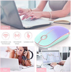 VssoPlor Wireless Mouse, 2.4G Slim Portable Computer Laptop Mouse - Image 6