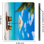 Auhoahsil Mouse Pad, 12 x 10 in Beach Theme Computer Mouse Pad - Image 7