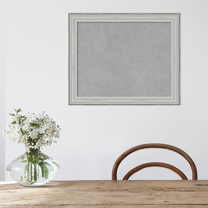 Amanti Art Silver Framed Magnetic Board 19x23 Small Vision Board - Image 5