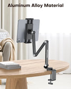OMOTON Adjustable Tablet Stand for iPad, Desk Phone Holder for Bed - Image 6