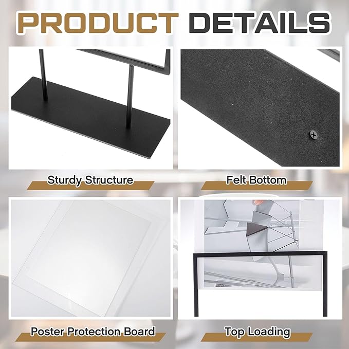 Zhengmy 1 Pcs Tabletop Sign Holder - Image 5