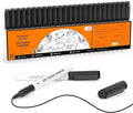 Shuttle Art Dry Erase Markers, 25 Pack Black Magnetic Whiteboard Markers by ShuttleArt