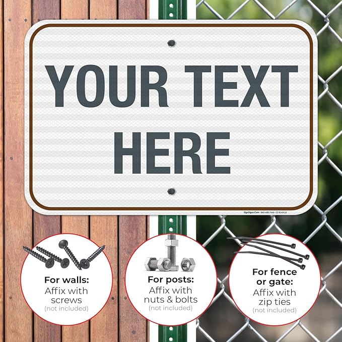 Custom Sign, Personalized Metal Signs, Customize - Image 4