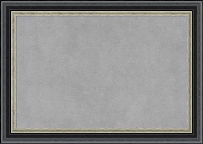 Amanti Art Black Framed Magnetic Board 15x21 Small Vision Board by AmantiArt