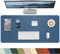 PULeather Non-Slip Desk Mat, Large Mouse Pad & Laptop Desk Pad by cebowa