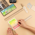 CYFUN DESIGN 12" 6" Acrylic T-Square Ruler Precision Marking T Square Ruler - Image 6