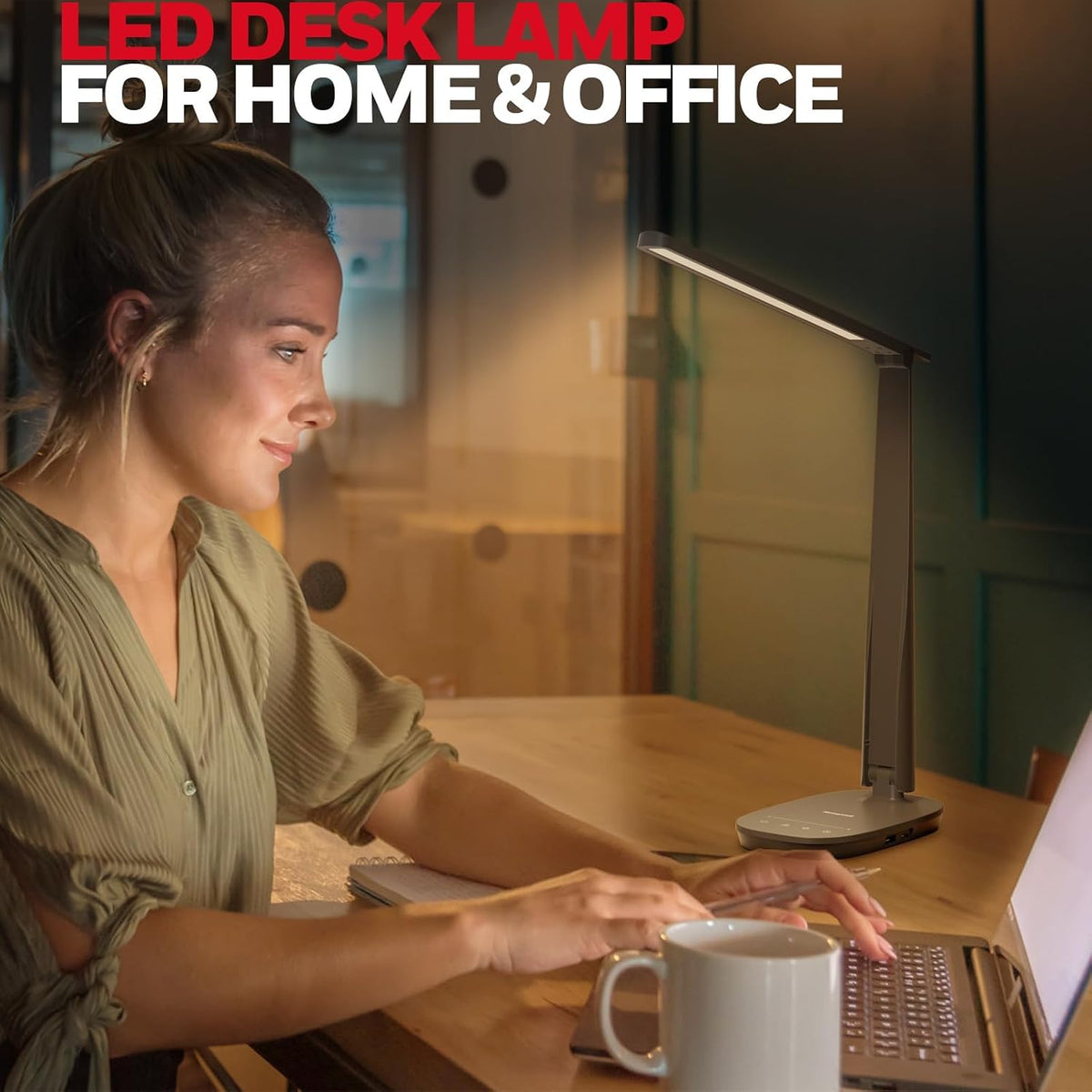 honeywell hwt-h2 led desk lamp, eye-caring full spectrum, package contents