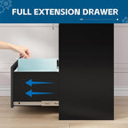 PEUKC 3-Drawer Metal File Cabinet, Lateral Vertical Filing Cabinets - Image 5