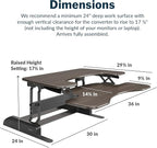 Vari Varidesk Pro Plus 36 Standing Desk Converter - Image 2