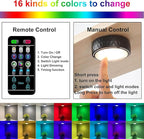 LED Puck Lights with Remote Battery Operated Under Cabinet Lighting Wireless - Image 3