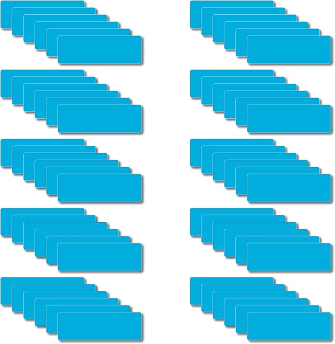 Magnetic Dry Erase Magnets Labels 3x1 inches, Reusable Name Tags, Organizing by IMAGAME