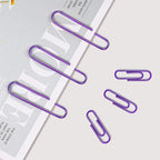 Vinaco Purple Paper Clips, Rustproof Coated Paper Clips - Image 5