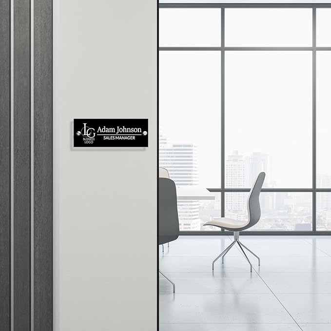 Custom Name Plates for Doors Personalized Wall Name Signs Office Workspace - Image 3