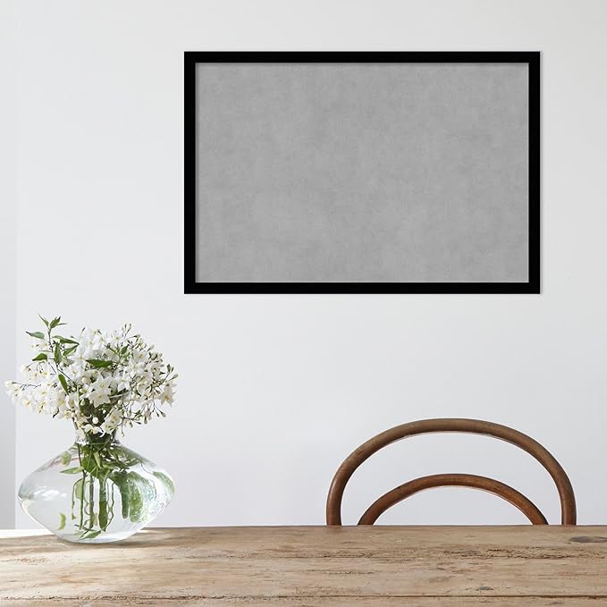 Amanti Art Black Framed Magnetic Board 17x25 Medium Vision Board - Image 5