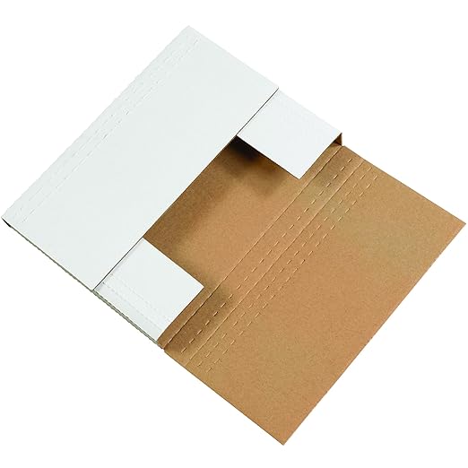 Tape Logic TLM752BF Easy-Fold Mailers, 7 1/2" x 5 1/2" x 2" by TapeLogic