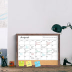 Calendar Whiteboard for Wall, 17x13 Inches White Board Calendar Dry Erase - Image 8