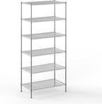 Regal Altair 24" Deep x 42" Wide x 96" Height Wire Shelving Kit | 6-Tier | NSF by Regal+Altair
