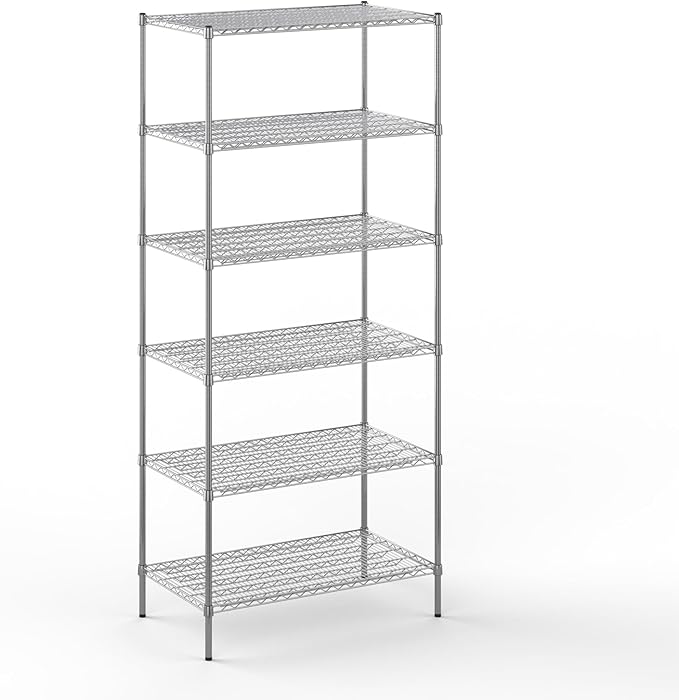 Regal Altair 24" Deep x 42" Wide x 96" Height Wire Shelving Kit | 6-Tier | NSF by Regal+Altair