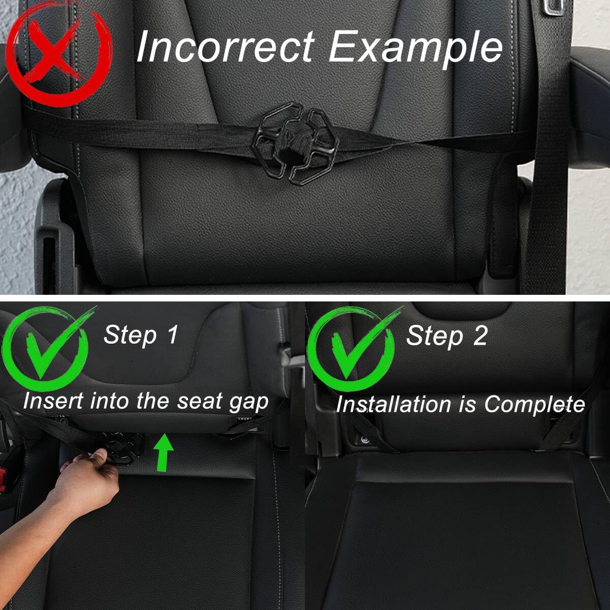 GMQ Back Seat Car Organizer 1 Pack,Backseat Organizer with Tray,Multifunction...