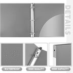 Henoyso 48 Pcs 3 Ring Binder 0.5 Inch Round Fits Letter Size 8.5'' x 11'' Paper - Image 3