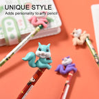 24Pcs Pencil Top Erasers for Kids, Squirrel Pencil Erasers Toppers Bulk - Image 6