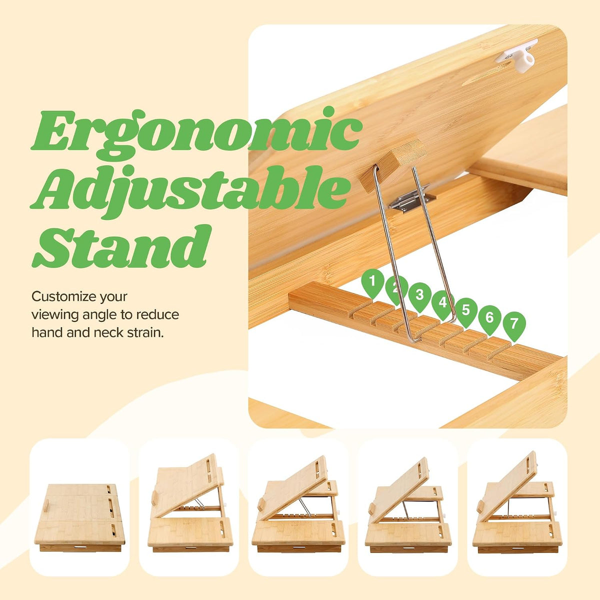 Houseables Laptop Desk and Workstation Accessories, Laptop Stand, Ergonomic C...