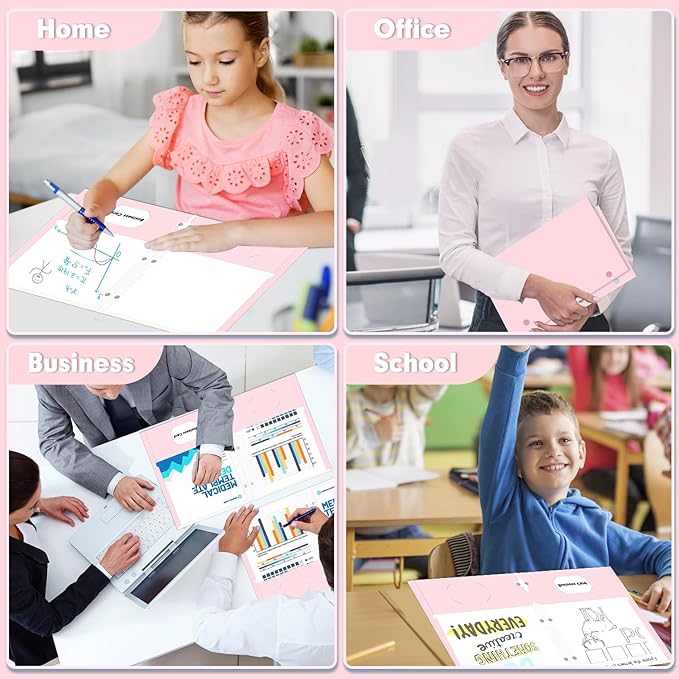 Two Pocket Portfolio Folders, PANDRI 60 Pack 3 Hole Punched 2 Pocket Folders - Image 7