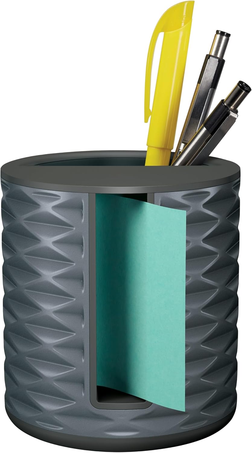 Post-it Note Dispenser, Geometric Design, 1 Dispenser, 1 Pad, 45 Sheets | Pop-Up Notes, Classroom or Office Supplies