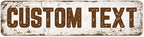 Custom Sign, Custom Street Sign, 11 Font Colors, 13 Font Styles, 4 Hole Options by MySignCenter