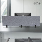 Clamp-On Acoustic Desk Divider, Desktop Privacy Panel, Sound Absorbing - Image 6
